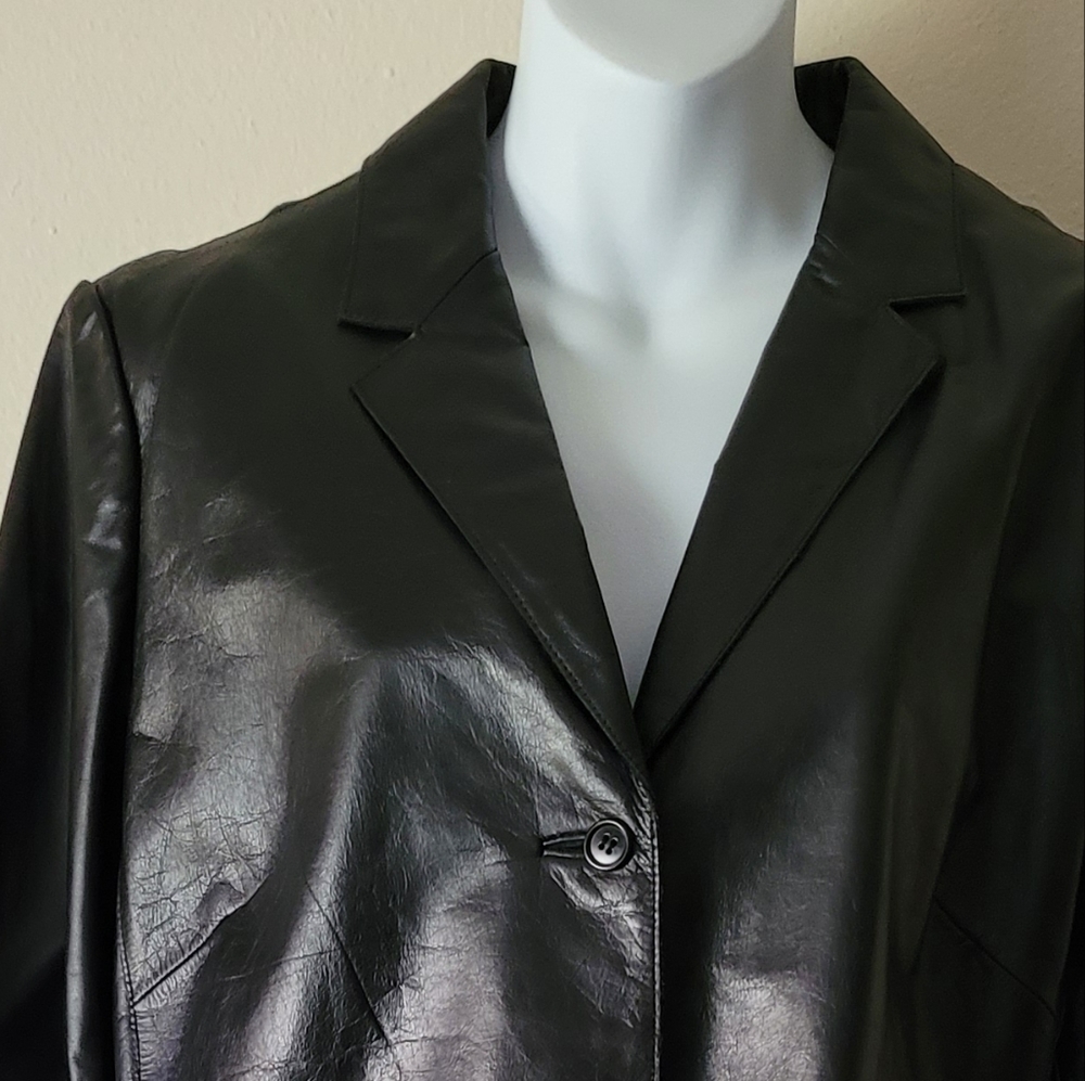 Kenneth Cole Leather Jacket - Picture 6 of 10